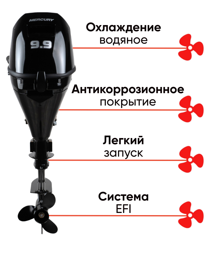 Mercury F 9.9 MH EFI 